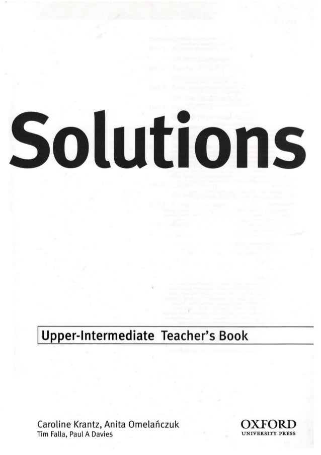 Solutions Intermediate Students Book Answer Key Download